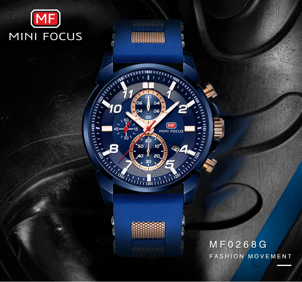 MINI FOCUS Quarzuhr für Herren, wasserdicht_voghion.com