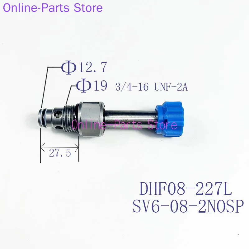 

Threaded Two-position Two-way Normally Open DHF08-227 LSV08-2NOSP-L Electromagnetic Hydraulic Valve