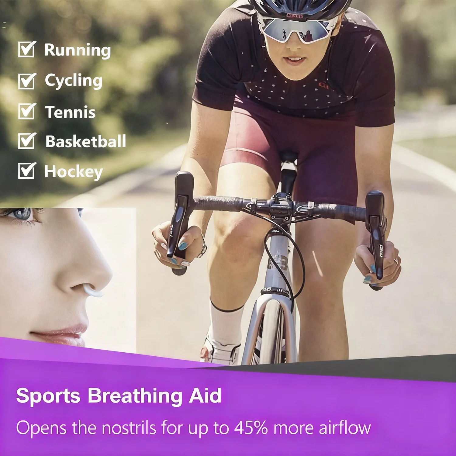 Stop Snoring Device,Silicone Elastic Nose Clip Anti-Snoring Supplies Nasal Dilator for Better Sleep & Improved Airflow