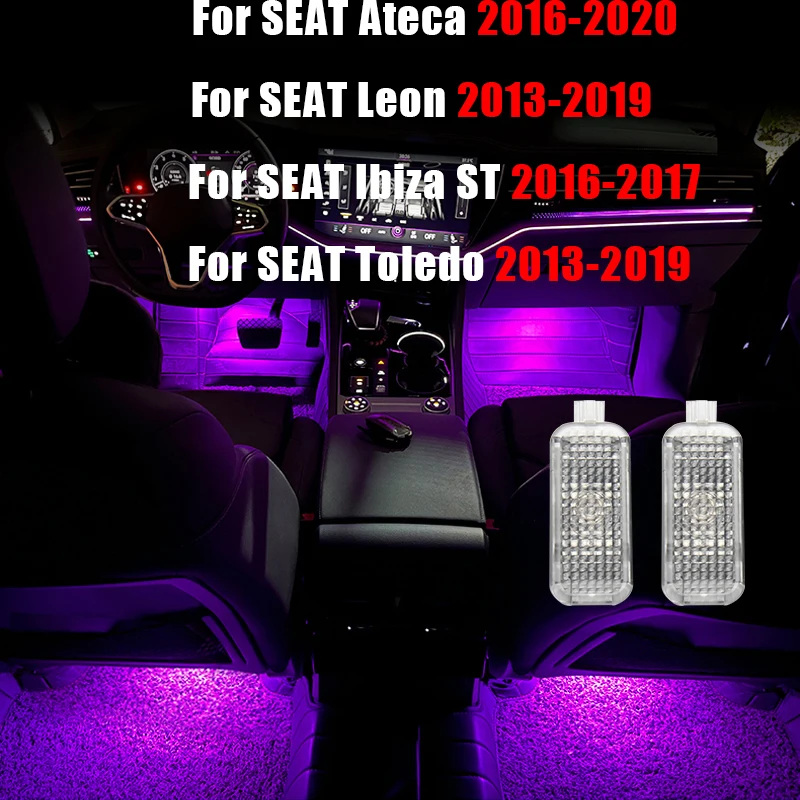 Led Car Interior Footwell Ambient Light Atmosphere Lamp Accessori Decorativi Per Seat Ateca Leon Ibiza St Toledo 2013-2019