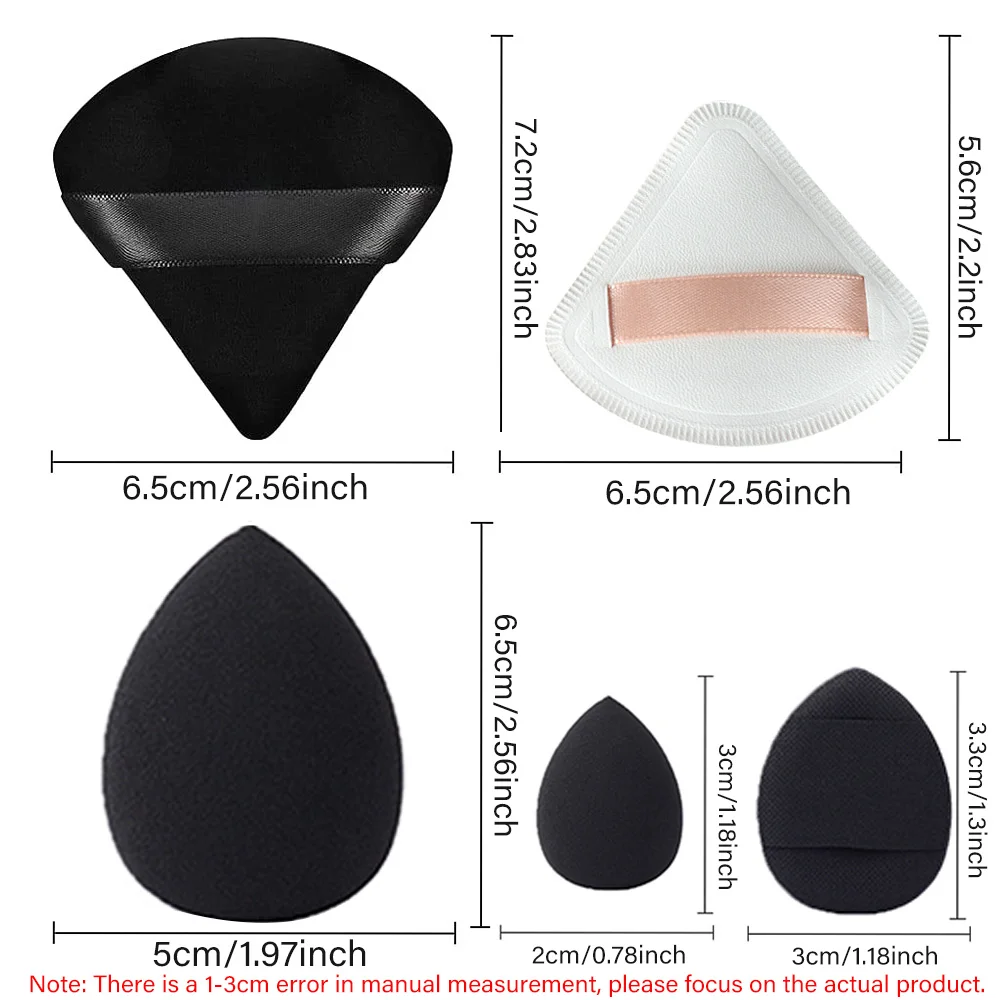 Soft Powder Puff Set For Face Makeup