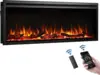 50" W Austin in Wall Recessed & Wall Mounted Electric Fireplace (EF287A) 1