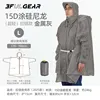 3F UL GEAR Zippered Sleeve Raincoat 15D/210T Nylon Waterproof PU5000MM Outdoor Ultralight Cycling Hiking Jackets Poncho Raincoat 1