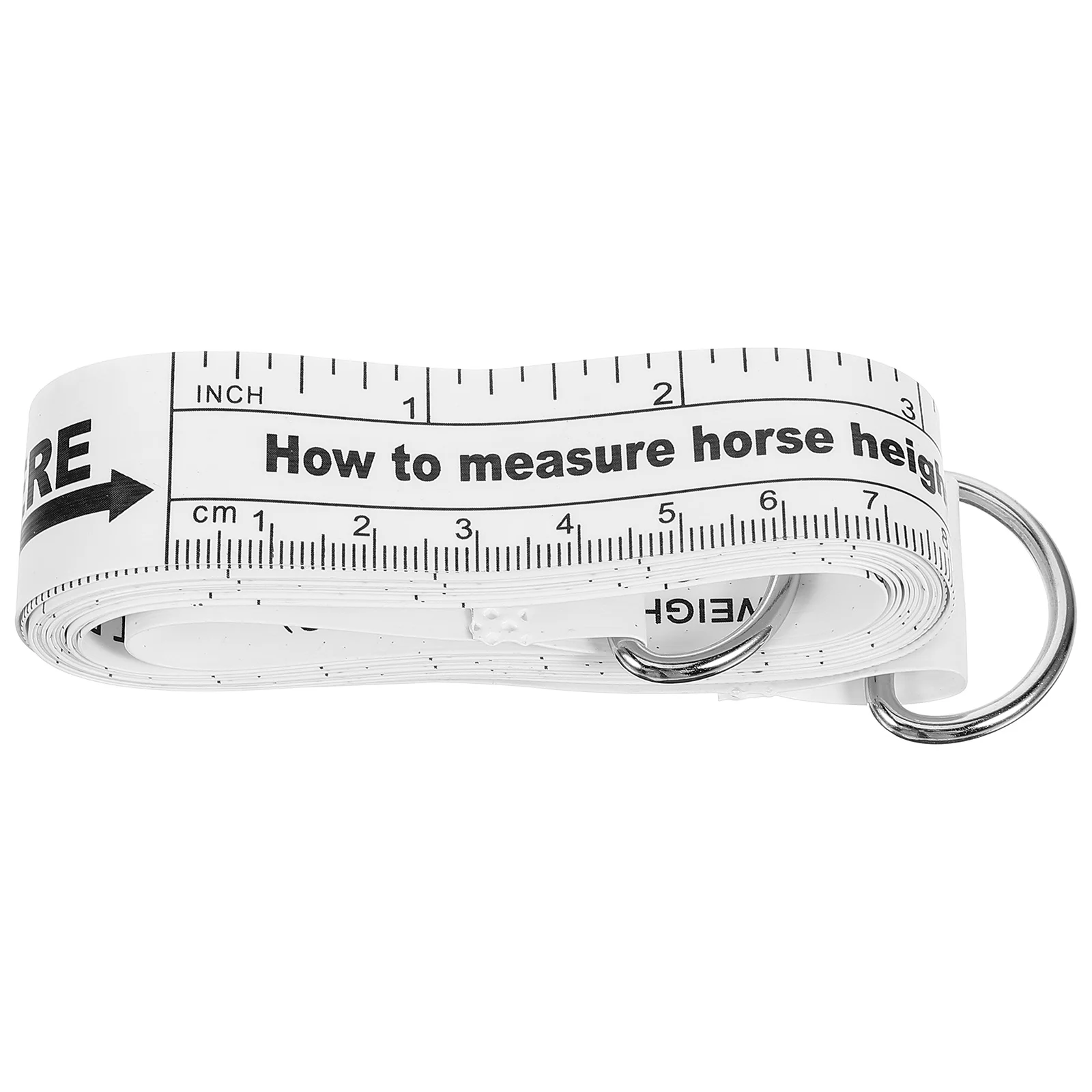 

Livestock Tape Measure Flexible Measuring for Horse Multipurpose Practical Pvc Small