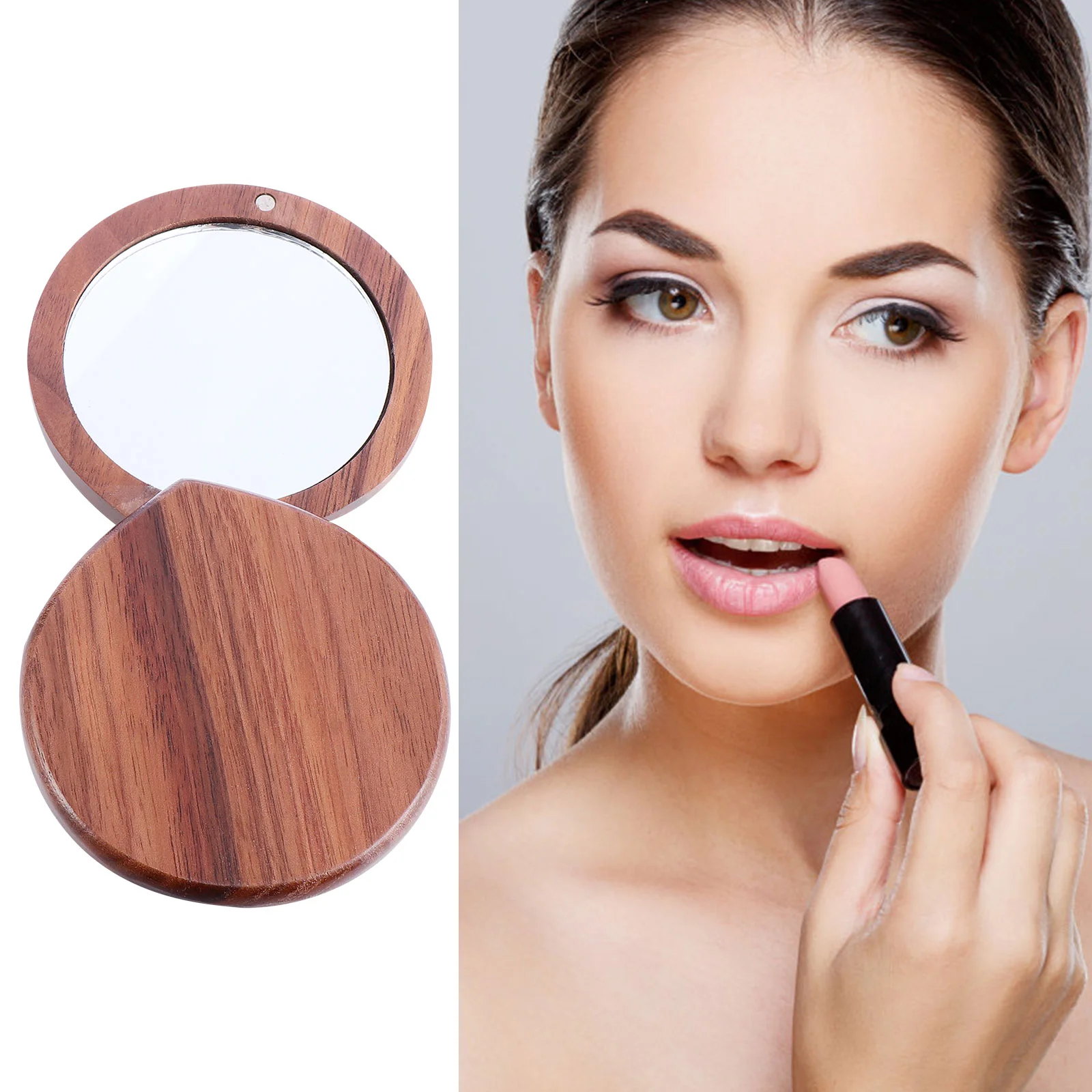 

Portable Vanity Mirror Mini Small Makeup Desktop Travel Pocket