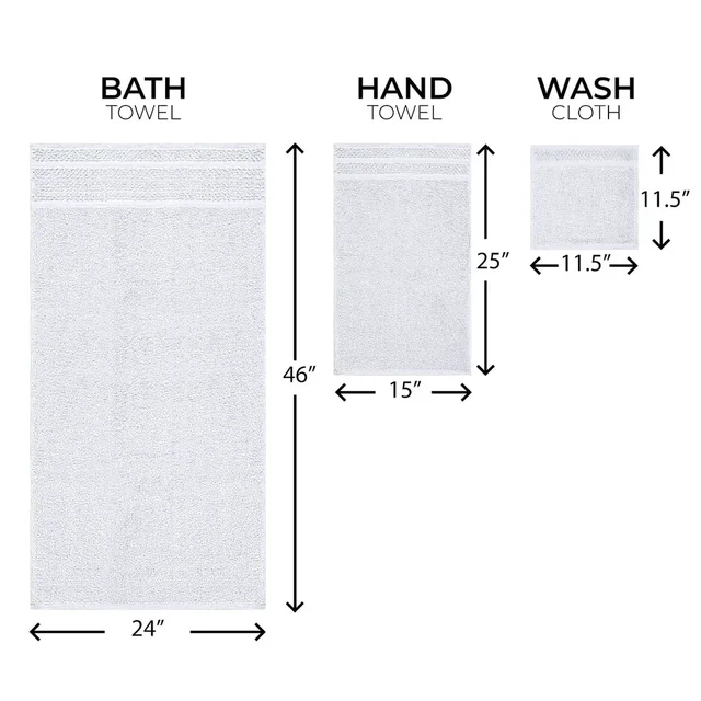 10-Piece Cotton Towel Set 2