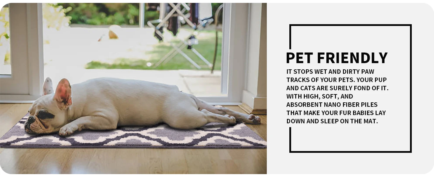 Description Picture 5 of itemKitinjoy Entrance Door Floor Mat Non-slip Soft Machine Washable Doormats Super Absorbent Baththroom Floor Mats Decoration Carpet