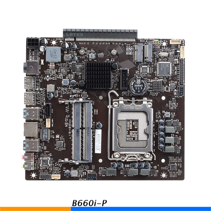 All-in-One Motherboard For JW B660i-P Flat plug Inclined Plug side Plug independent Video Card Mini Host Thin ITX 1 All in One Motherboard For JW B660i P Flat plug Inclined Plug side Plug independent Video
