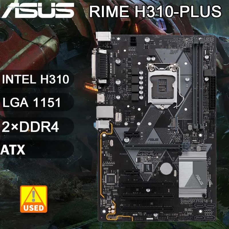 

LGA 1151 Asus PRIME H310-PLUS Motherboard DDR4 32GB intel H31PCI-E 3.0 USB3.1 M.2 ATX support 8th gen Core i3-8350K cpus