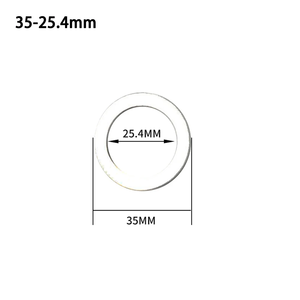 5pcs Ring For Circular Saw Blade Reduction Ring Conversion Ring 35-25.4mm Saw Blade Aperture Conversion Gasket Power Tools