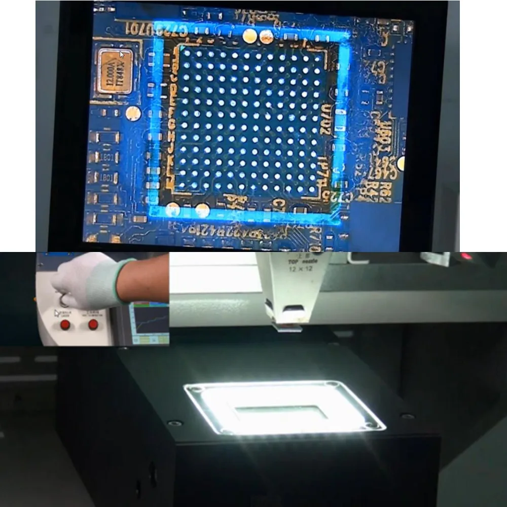 Silman ST-R820 BGA Rework Station For Repairing Phone Mainboard TV IC Chips LED Digital Display Soldering Reballing Machine 3