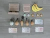 43cm High Quality Wooden Simulate Fruit stand banana apple pear cash register game Play house Interactive Toys baby girl gift 6