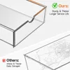 Makeup Drawer Storage Organizer with 24 Drawers, 4 Set Acrylic Office Desk Organization and Storage 5