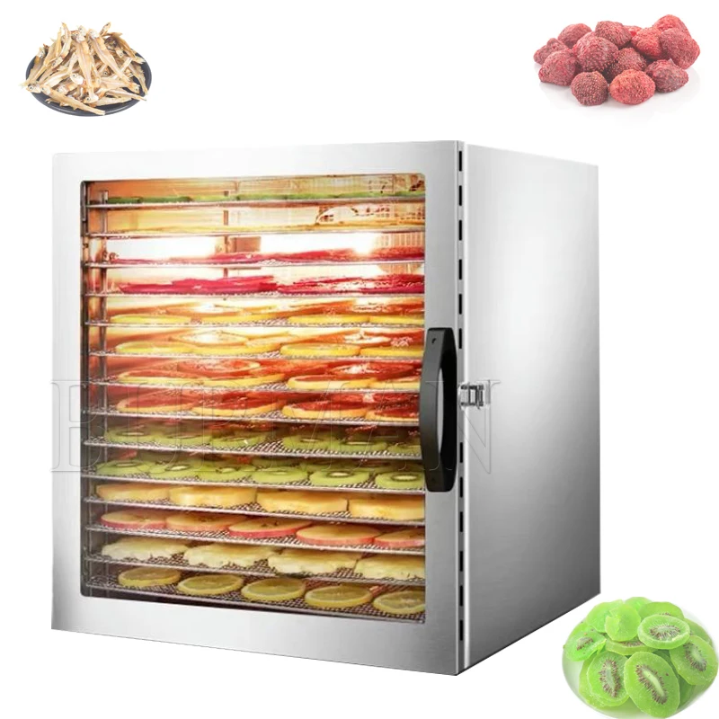 

10 Layers Fruit Dryer Food Household Large Fruit Dryer Pet Food Dehydration Machine Commercial