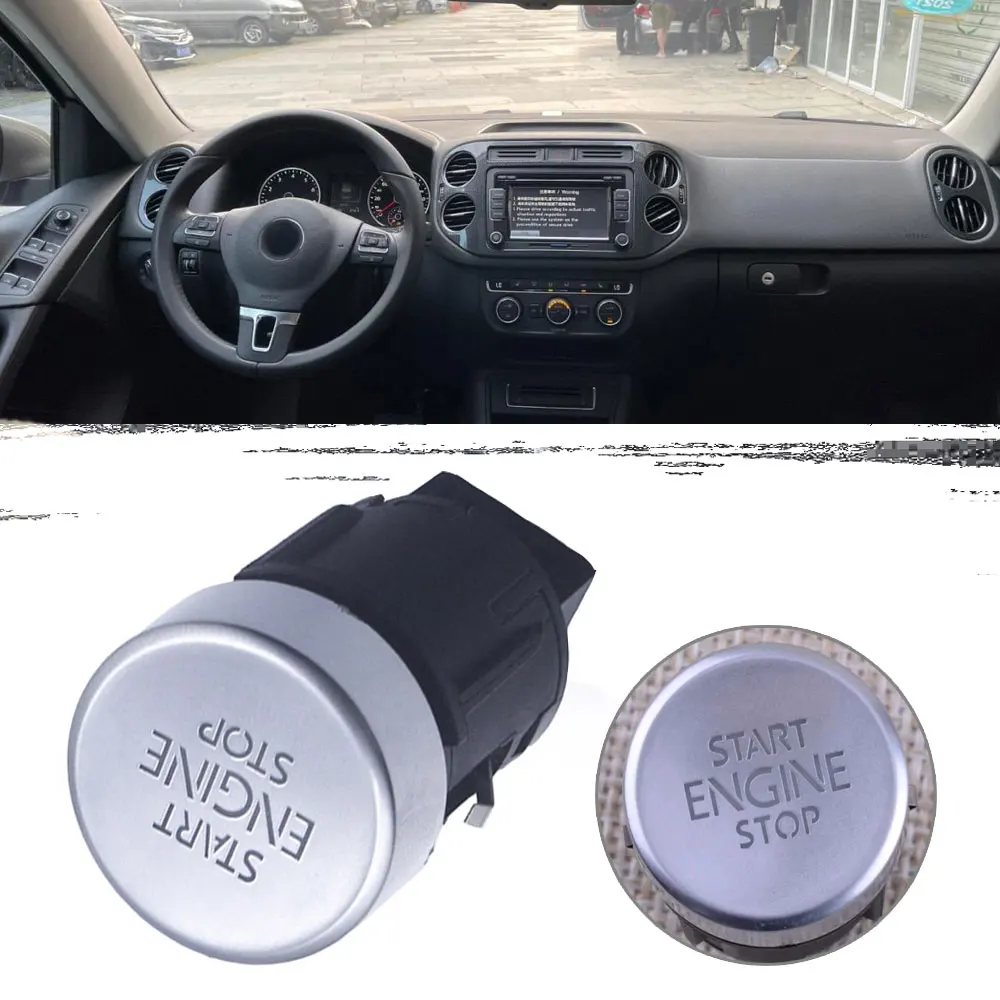 

Пластиковая кнопка включения и остановки двигателя автомобиля, запасные части 5N0959839 для Tiguan 2008-2016 Sharan 2011-2016