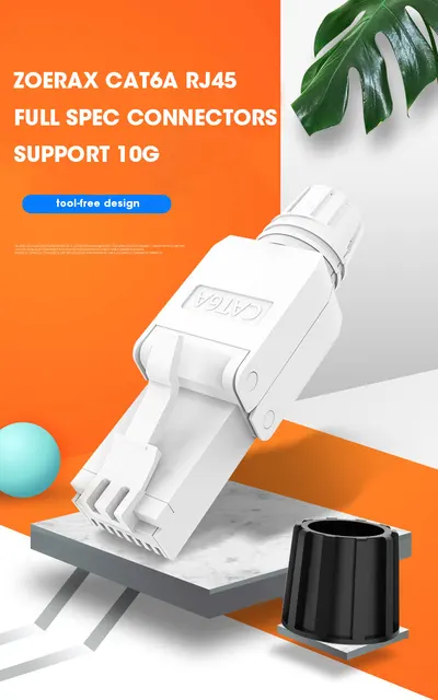 Cavo RJ45 Senza Saldatura 30cm CERRXIAN - Compatibile Con Cat5/Cat6/Cat7, Con Viti Per Fissaggio - Foto 2