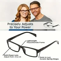 Newest Multifocal Reading Glasses Women Men Auto Adjusting Bifocal Glasses For Readers 6