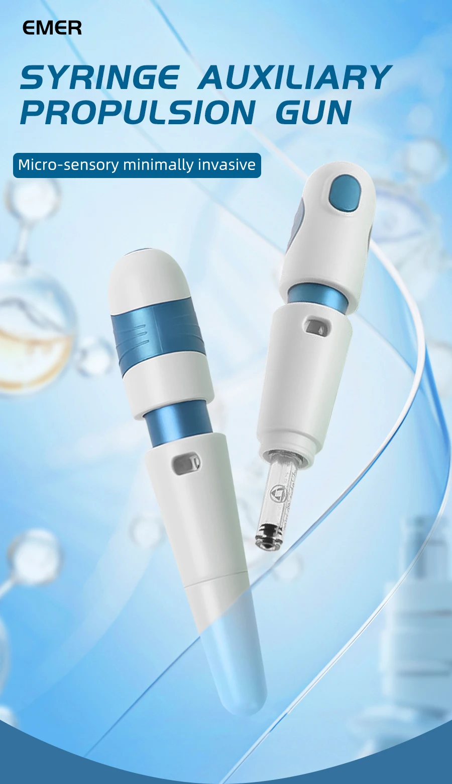 Injecteur d'insuline indolore : soin du diabète facile et doux, la nouvelle seringue réglable sans aiguille, réduit la glycémie S7aed0ca93eb044b4b5e391488ed0af277