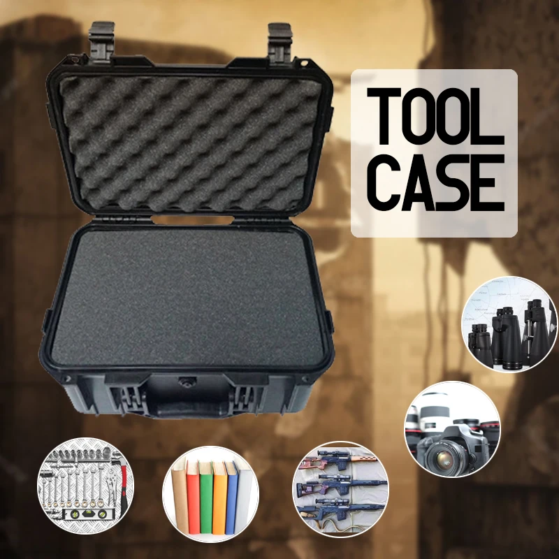 Plastic Tool Box Waterproof Hard Case Bag Storage Box Camera Photography Shockproof Tool Case Safety Protector Organizer Toolbox 2