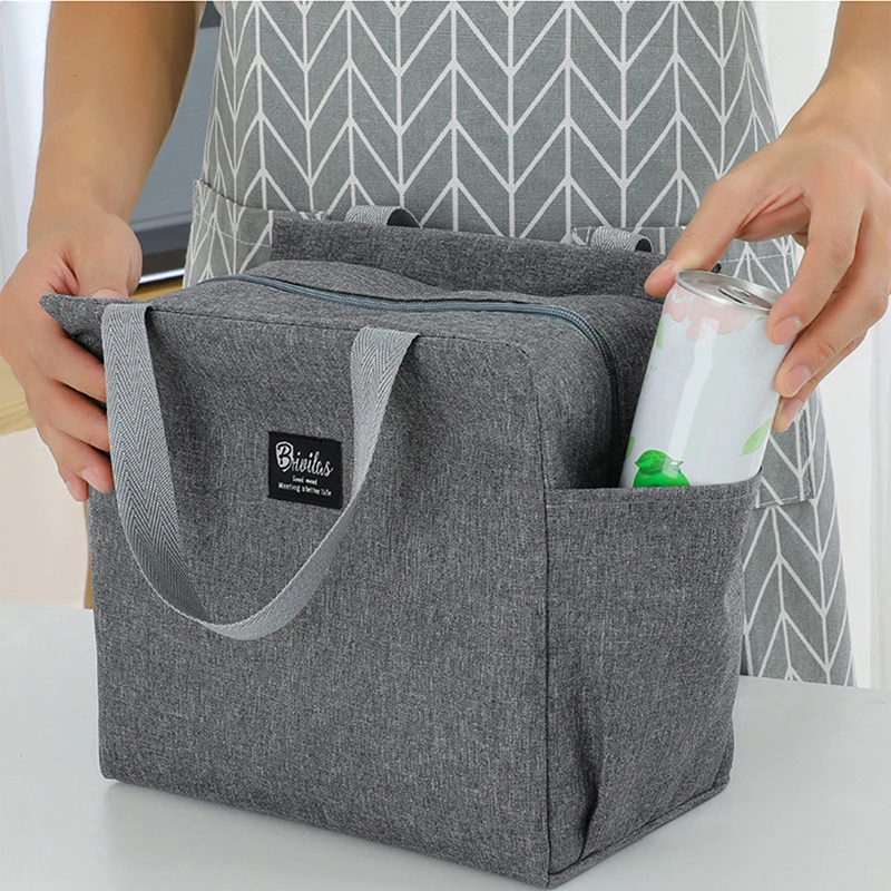 Insulation Lunch Bag Box Lunch Tote Bag Aluminum Foil Large Capacity