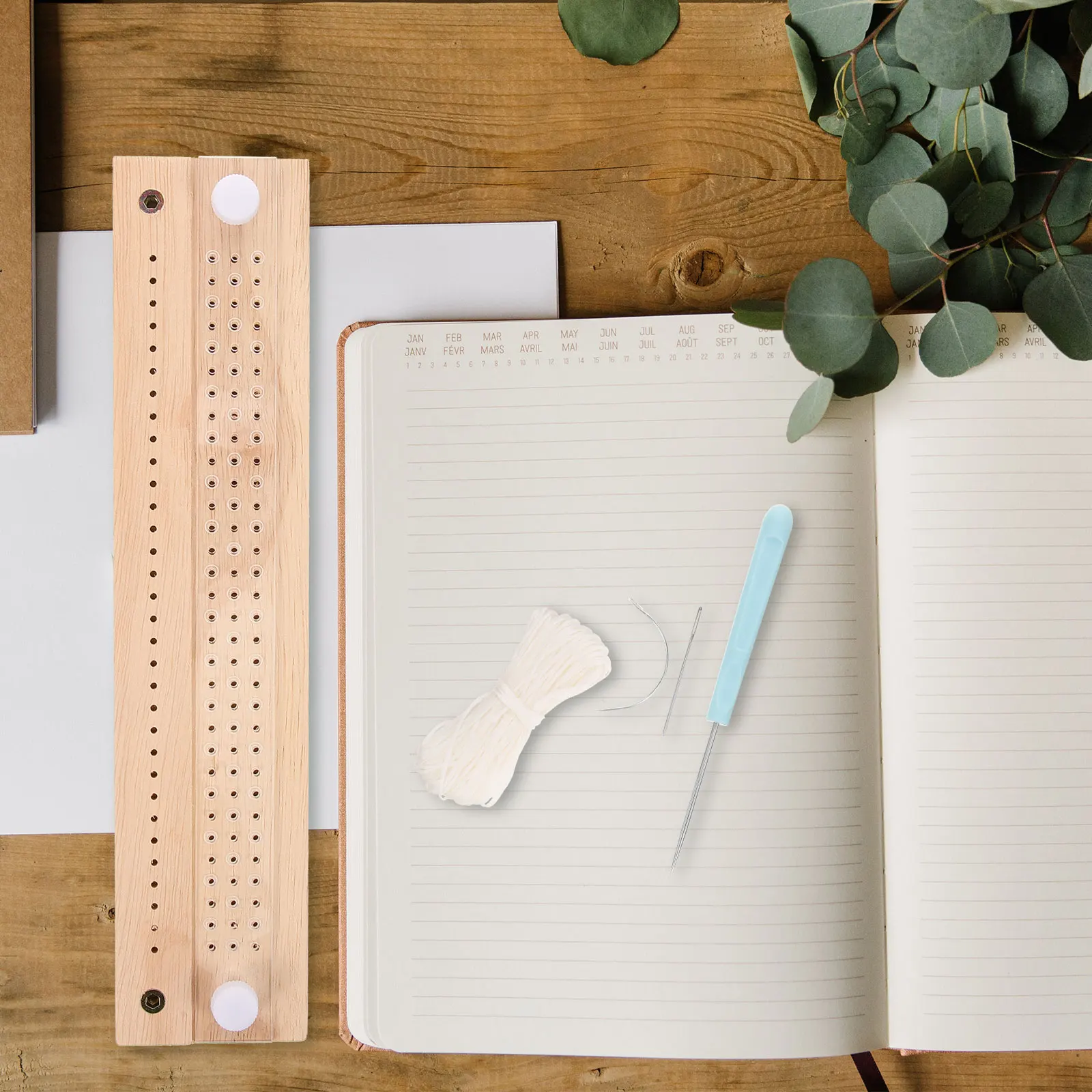 

1 set of Binding The Bead Kitsss Convenient book The Bead Kitssss Hand punched Handy book loading The Bead Kitssss Bookbinding