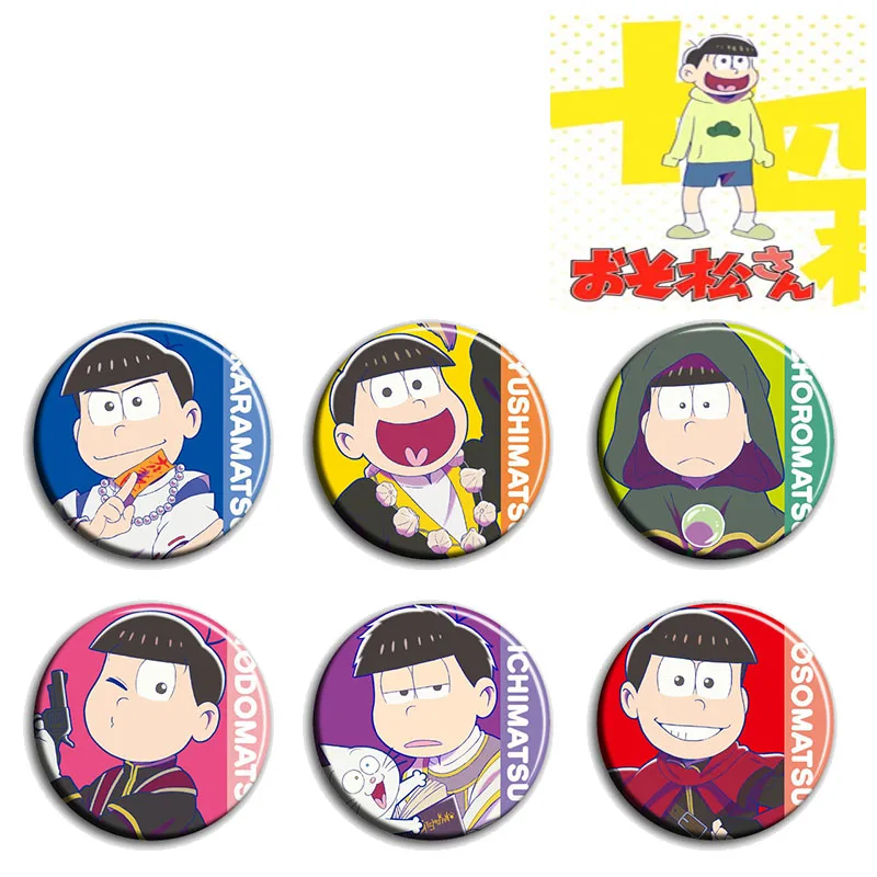 

Значок на булавке для косплея аниме персонаж Мацуно Карамацу Osomatsu San Choromatsu Ichimatsu