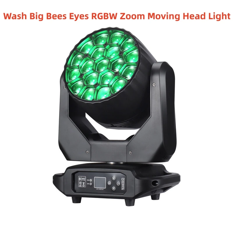 

LED RGBW Beam Wash/Zoom Moving Head Light 19x15W/19x40W DJ/Bar Disco Party LED Big Bees Eyes Stage Machine DMX512 Light