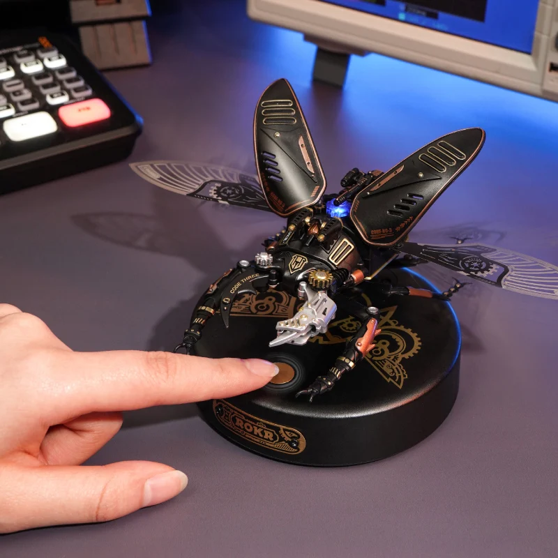 Robotime Rokr ストームビートル DIY 可動メカニック生物 3D