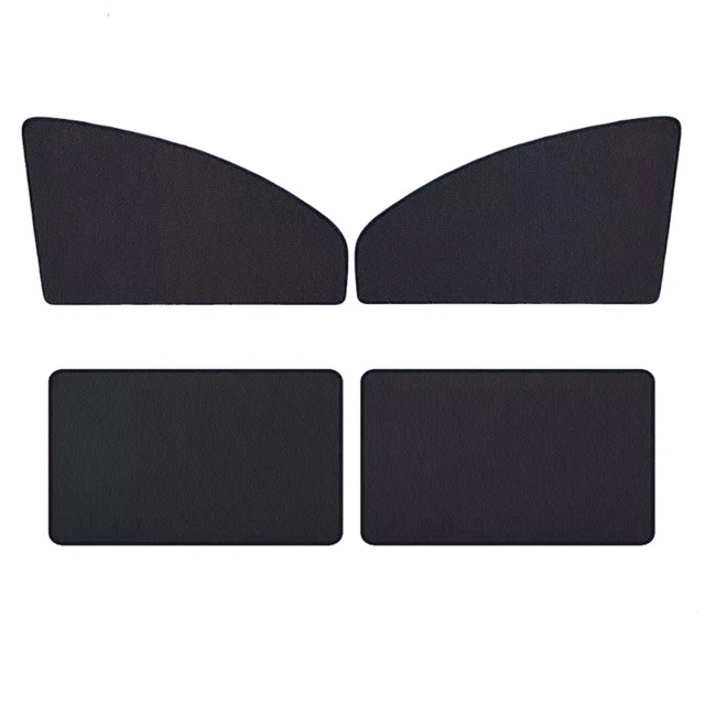 For Most Vehicles Window Sunshield Summer Use Road Trips Foldable Mesh Sunshade For Car Sun Protection Foldable Design 6
