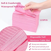 5/20PCS Nail Table Mats Disposable Nail Art Paper Towels Waterproof 3 Ply Nail Art Paper 45*33mm Pads for Nail Table Pad Clean 2
