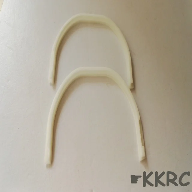 A pair Front wheel eyebrow For 1/14 Tamiya RC Truck car SCANIA R730 R470 R620 56323 56327 DIY parts 3