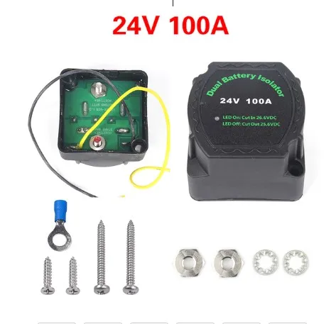 Relè Di Separazione Da 12 V, 140 A: Separatore Automatico Della Batteria, Relè VSR, Relè Di Separazione Della Batteria Con Display LCD, Batteria Secondaria Da 12 V, Per Auto, Camper E Barche - Foto 3