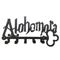 Key Hooks for Wall Decoration,Alohomora Magic Theme Wall Mounted Hooks Metal Key Holder for Entryway Key Cabinet Kids Room Decor 1
