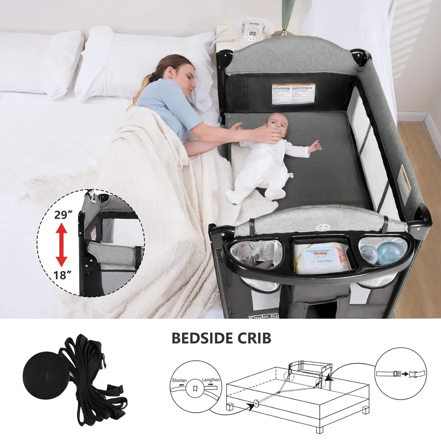 4-in-1 Portable Nursery Center 4