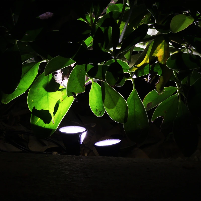 10 in 1 Outdoor Solar Lights RGB Changing Lawn Ground Lamp IP65 Waterproof Landscape Spotlights Garden Decoration solar ground lights solar lights lawn lamp garden lighting