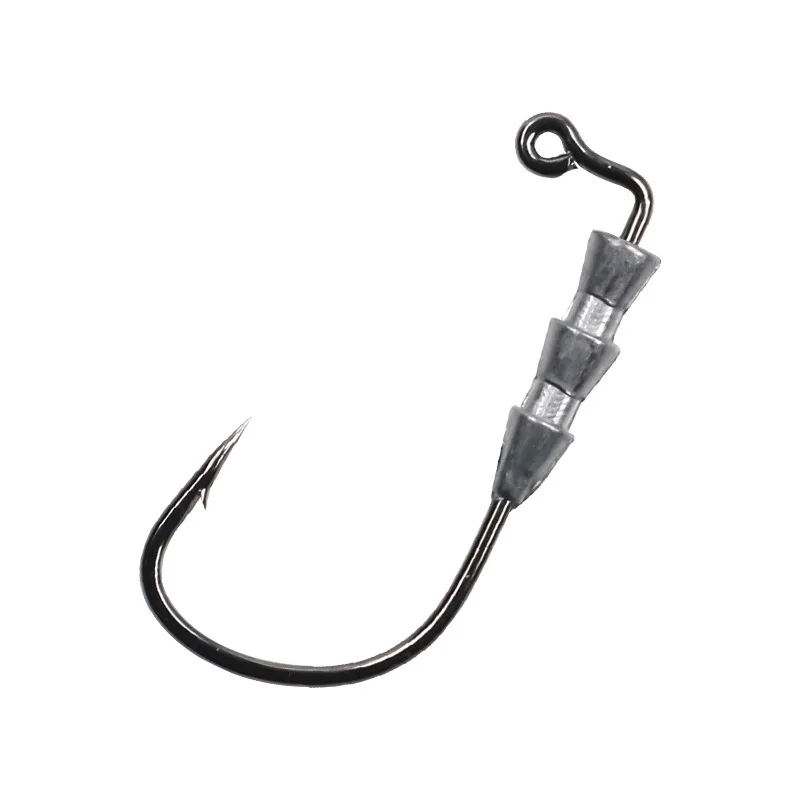 FishingWormHookLockLureHideSoftBaitFishhooksHighCarbonSteel