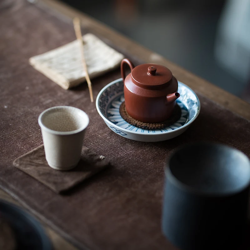 

Горшок из фиолетовой глины Yixing, маленькая угольная печь, Dahongpao, Xu Yuefeng, имитация древней сложенной плечевой плоской крышки ручной работы