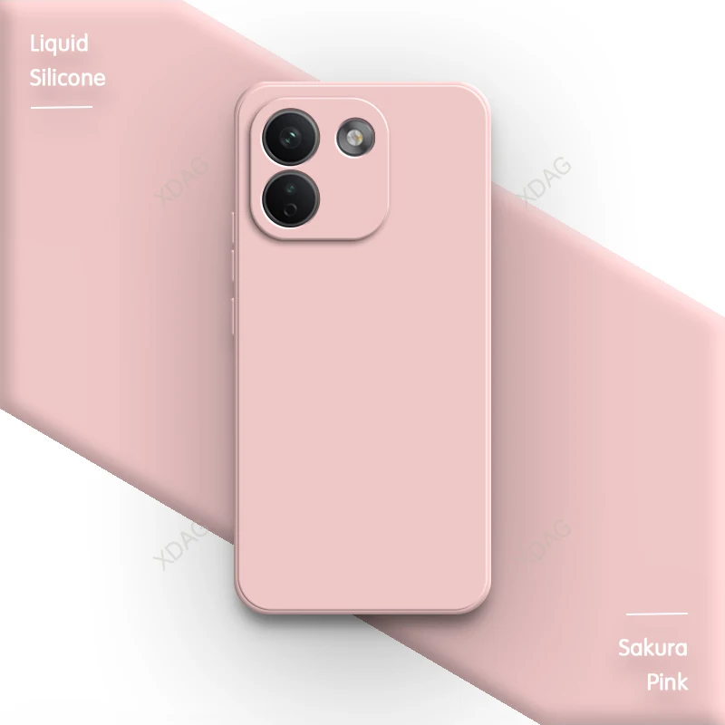 Premium Liquid Silicone Soft Back Phone Case - Simple and Elegant Design
