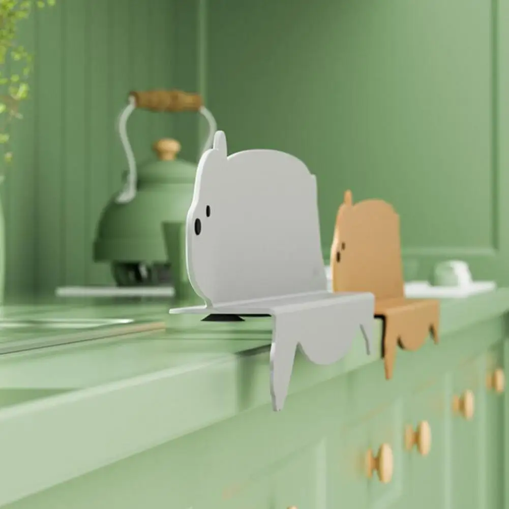 Sturdy Sink Guard Silicone Basin Board Cartoon Decor Anti-splash Great Suction Bottom Sink Splash Guard kitchen splash guard
