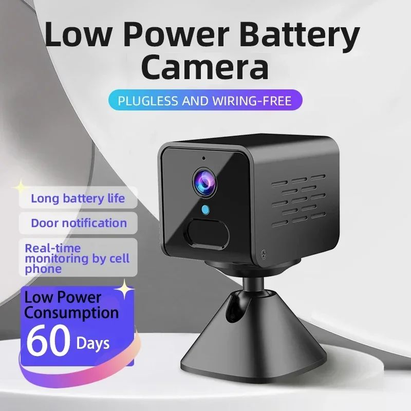 

Battery Duration Camera Low Power Wifi Surveillance Camera 3 Days Free Cloud Storage Voice Intercom Infrared Night Vision Long