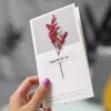 Dried Flower Greeting Cards Mother'S Day Cards Valentine'S Day Cards Birthday Cards Blessing Cards Wedding Cards Moving Gifts 3