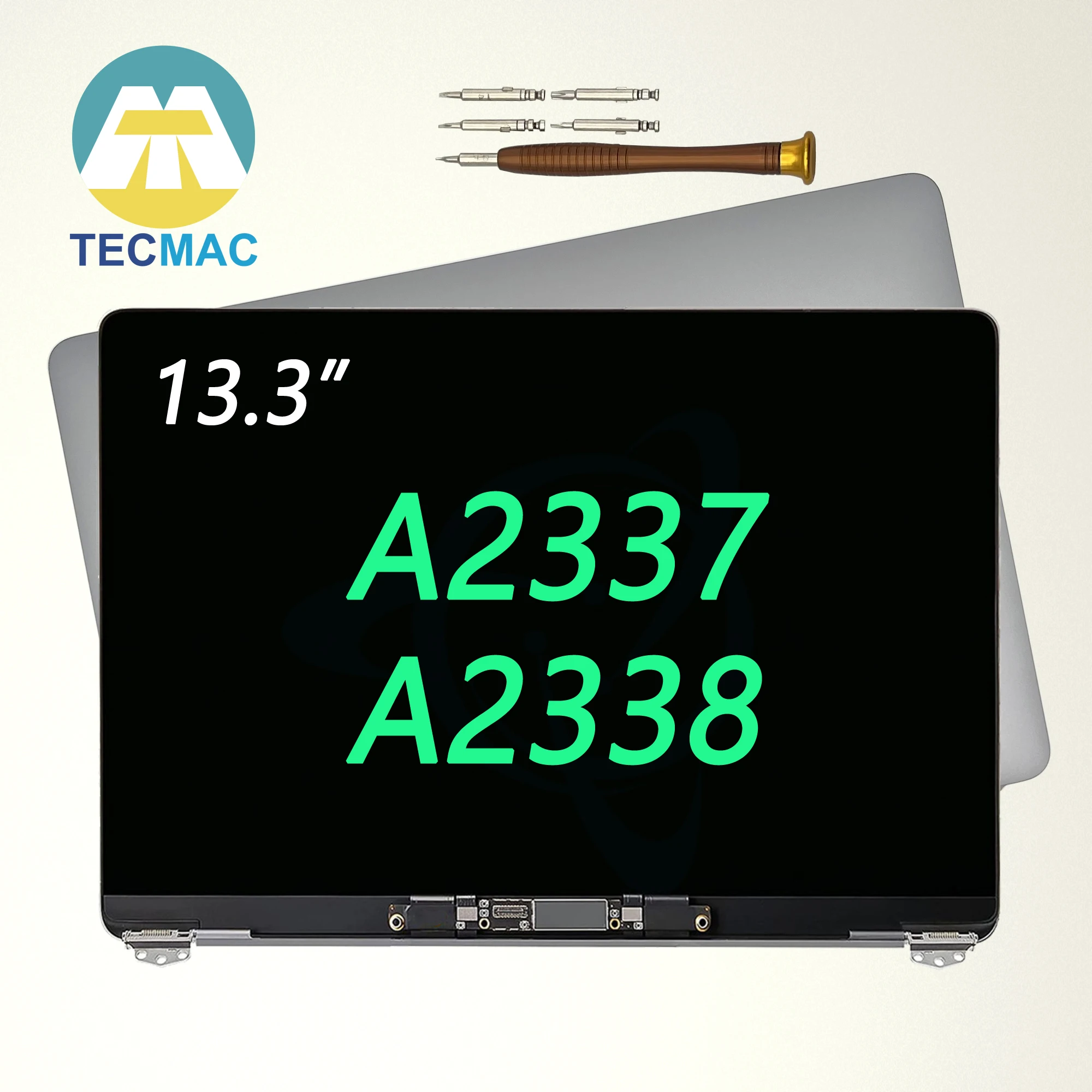 

To New A2337 A2338 Screen Replacement for Macbook 13 A2337 A2338 Display Assembly 2020 Retina LCD Display M1 EMC 3598 3578