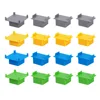 NEW Wooden Train Track Accessories Plastic Building Blocks Adapter Set Wooden Track Connectors fit for Railway Tracks Toys 4
