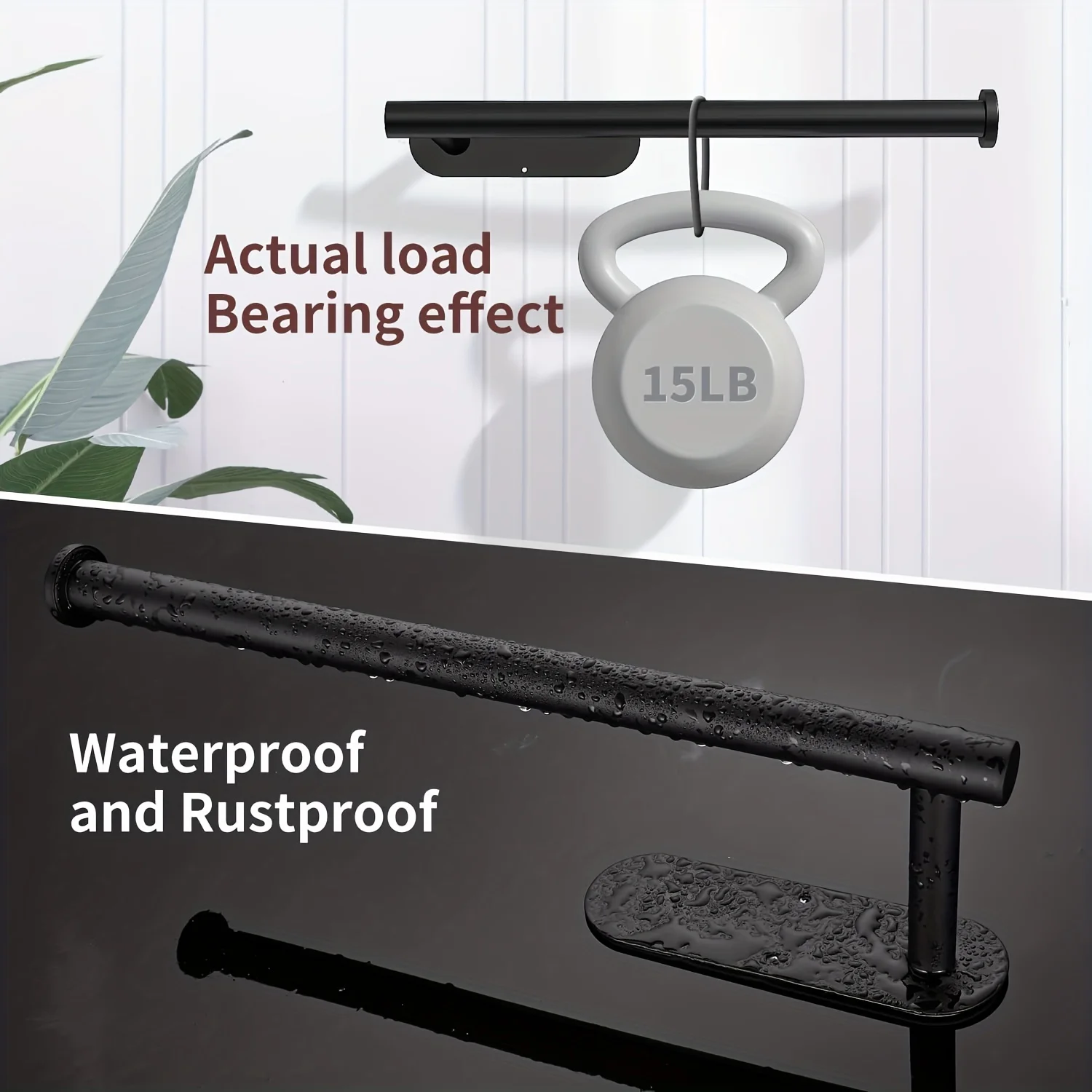 Large Paper Towel Holder,13inch Towel Under Cabinet Paper Holder for Kitchen, Roll Rack for Bathroom Stainless Steel