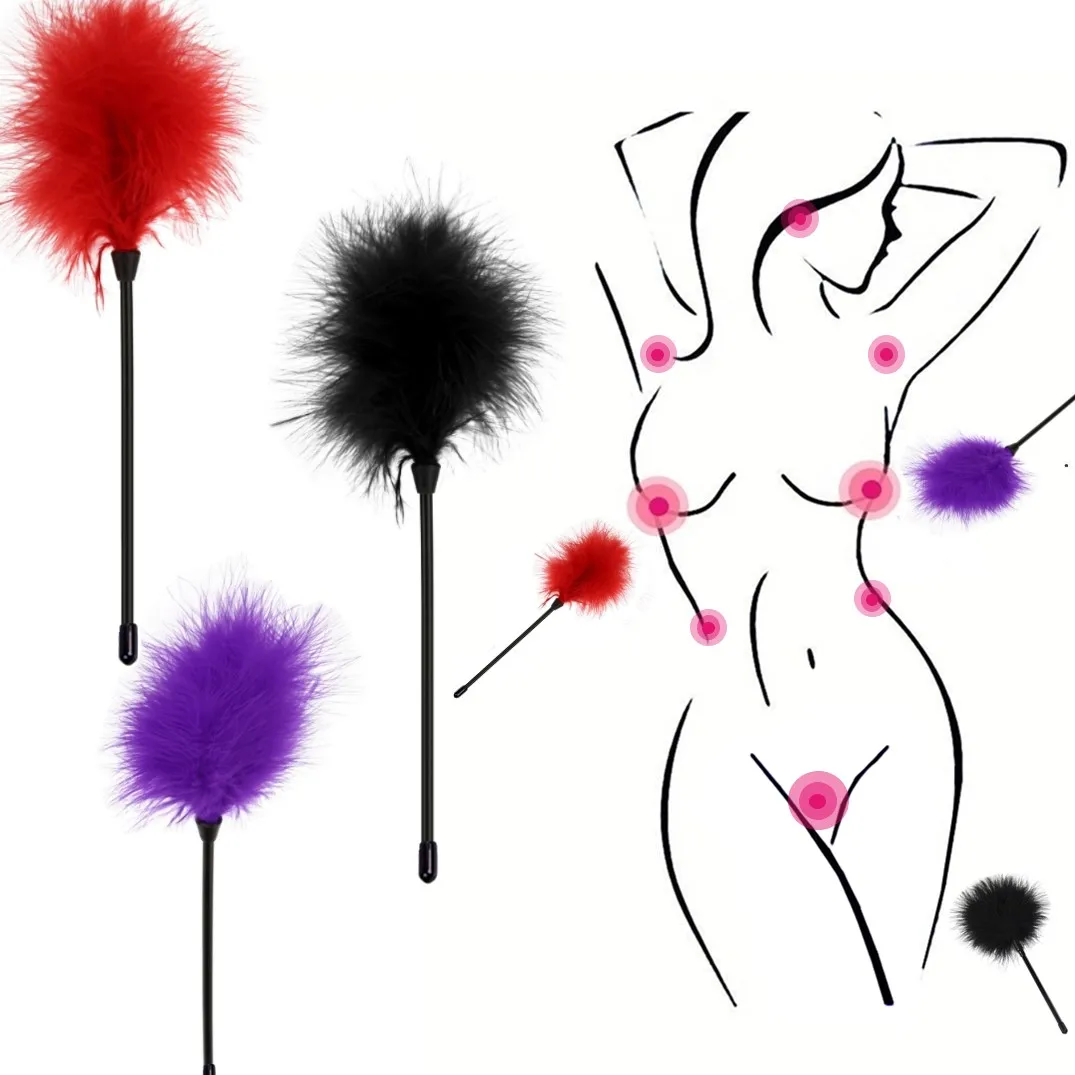 Feather Sex Toys Flogger for Couples Tease Adult Game sex party toys erotic sex toy sex toys sex card game sex bondage toys