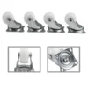 Parts Swivel Casters Homes Warehouses With Rubber 4/12pcs Bearing Wheels Mount Ball Stroller Wheel High Quality 6