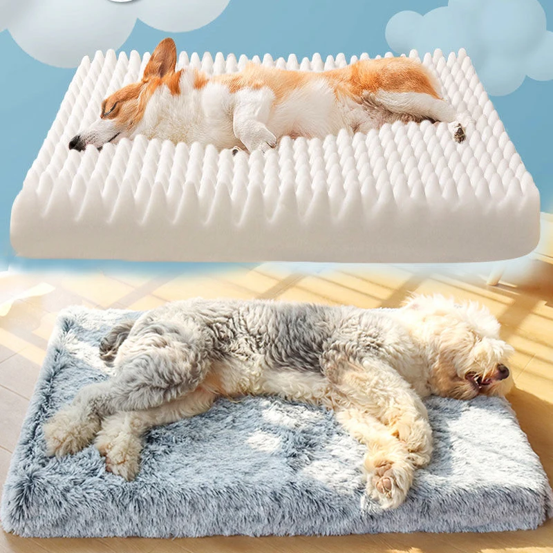 Plush Dog Bed Mat Cat Beds for Medium Large Dogs Removable for Cleaning  Puppy Cushion Super Soft Claming Dog Beds Pet Bed - AliExpress