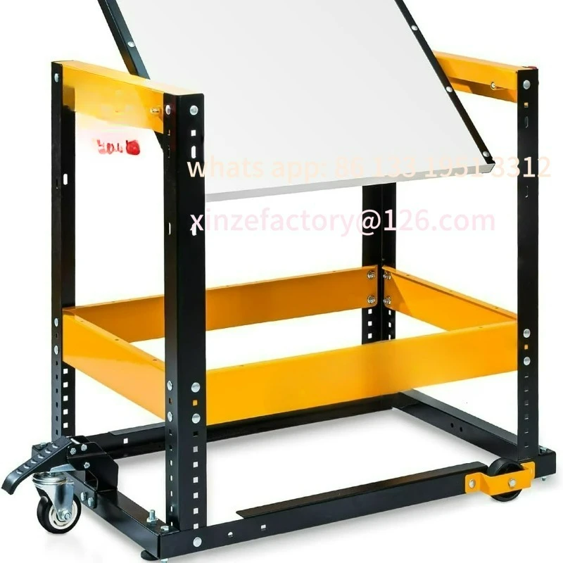 Flip Desktop Desk, Flip Tool Rack with Casters - 300 lb capacity mobile ...
