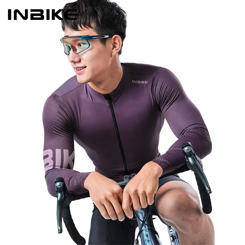 INBIKE Men’s Cycling Long Sleeve Breathable MTB Clothing Bicycle Jersey for Men Road Bike Top Shirts with Pocket Cycling Clothes 2