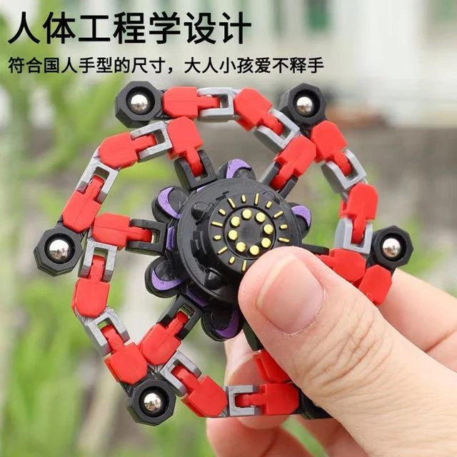 New Fidget Chain Antistress Fidget Spinner Toys For Children Stress Relief Toy Adults Antistress Hand Spinner Vent Fidget Gifts 4